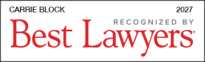 Attorney Carrie Block, recognized by Best Lawyers 2027 for Family Law